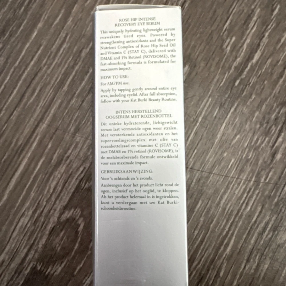 Kat Burki Rose Hip Intense Recovery Eye Serum